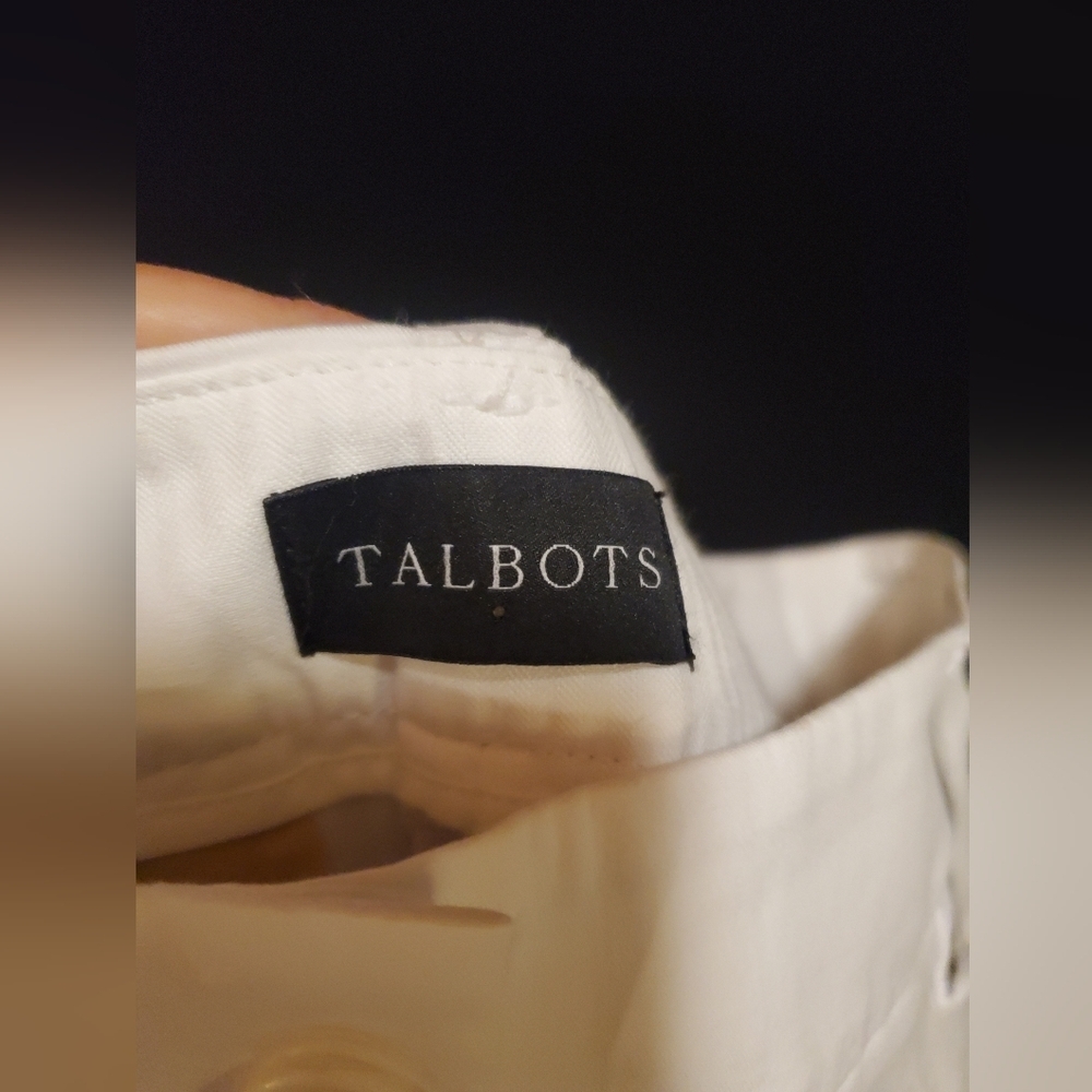 Talbots Chino White Dress Pants - Picture 2 of 8